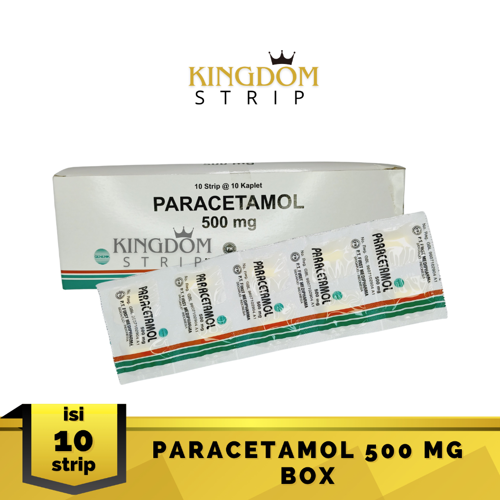 Paracetamol Kaplet 500 mg 1 Box