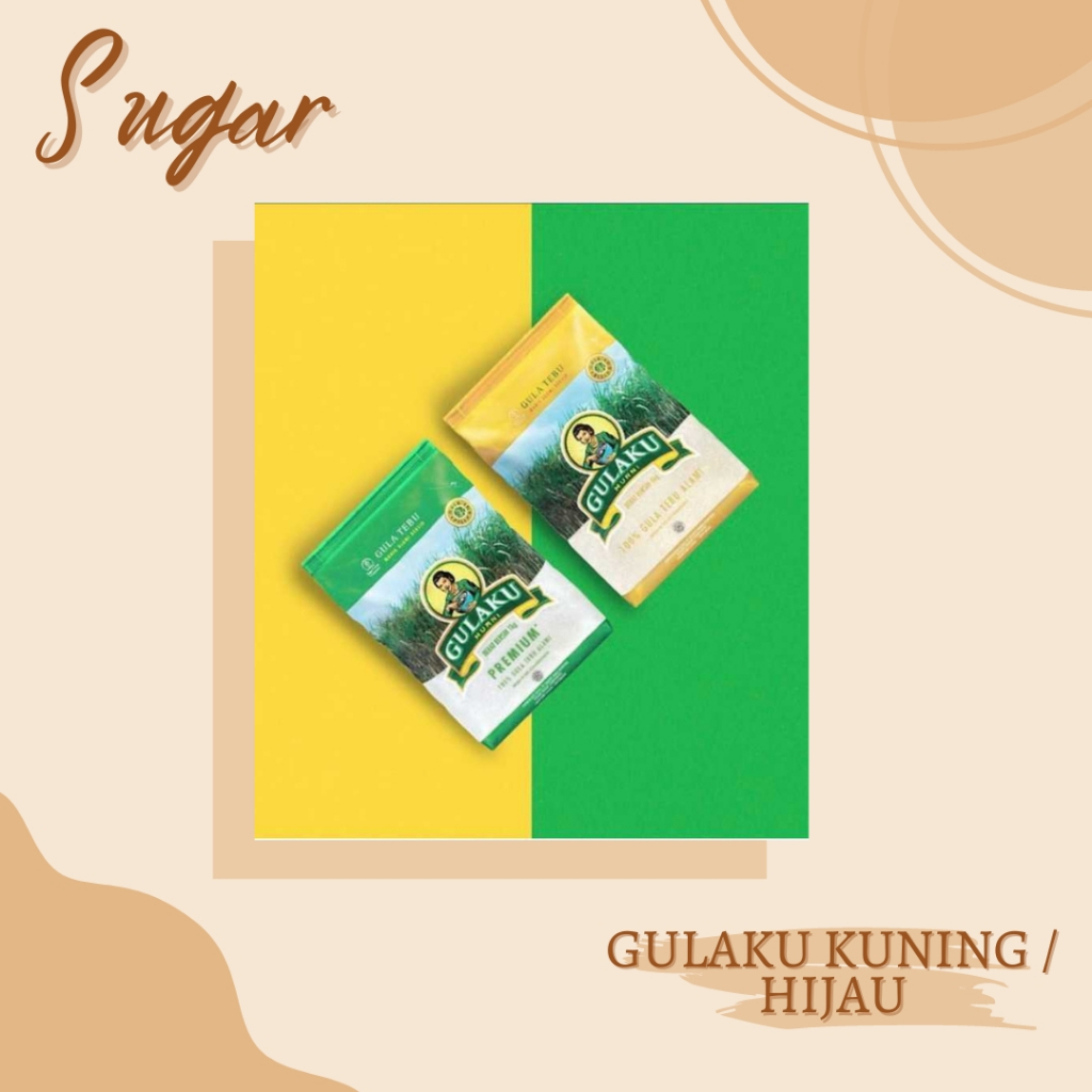 

SUGAR | GULA TEBU / PASIR / KRISTAL PUTIH | GULAKU MURNI | GULAKU PREMIUM 1KG