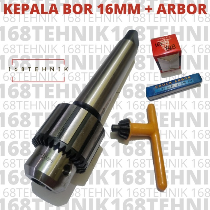 KEPALA BOR 16MM ARBOR MT5 / SET ADAPTOR BOR MAGNET MT5 / KEPALA BOR 16MM ARBOR MT5 B16 / KEPALA BOR 
