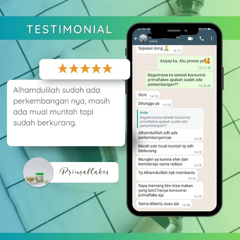 

RB22 PRIMAFLAKES BUBUR SEREAL GANDUM TALBINAH MEMBANTU MENGATASI ASAM LAMBUNG MAAG DAN GERD