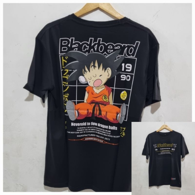 kaos atasan ANIME BLACKBEARD DRAGON BALLS