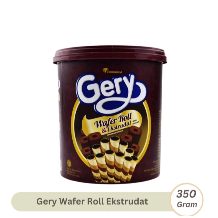 

Wafer roll gery 350gr gery roll & ekstrudal choco 350 gram