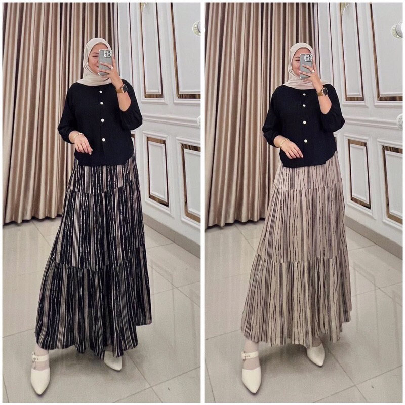 Setelan rok wanita terbaru / ootd lebaran
