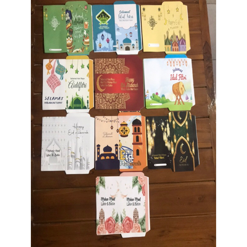 

100pcs Amplop lebaran size besar lembaran