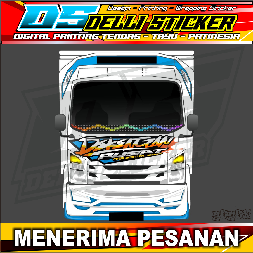 

Stiker Print Depan Truk Isuzu Giga - Variasi Decal Printing Dada Depan Truk - Dekengan Pusat