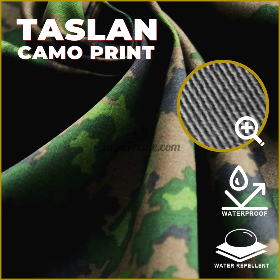 Kain Taslan Camo Print/ Taslan Loreng