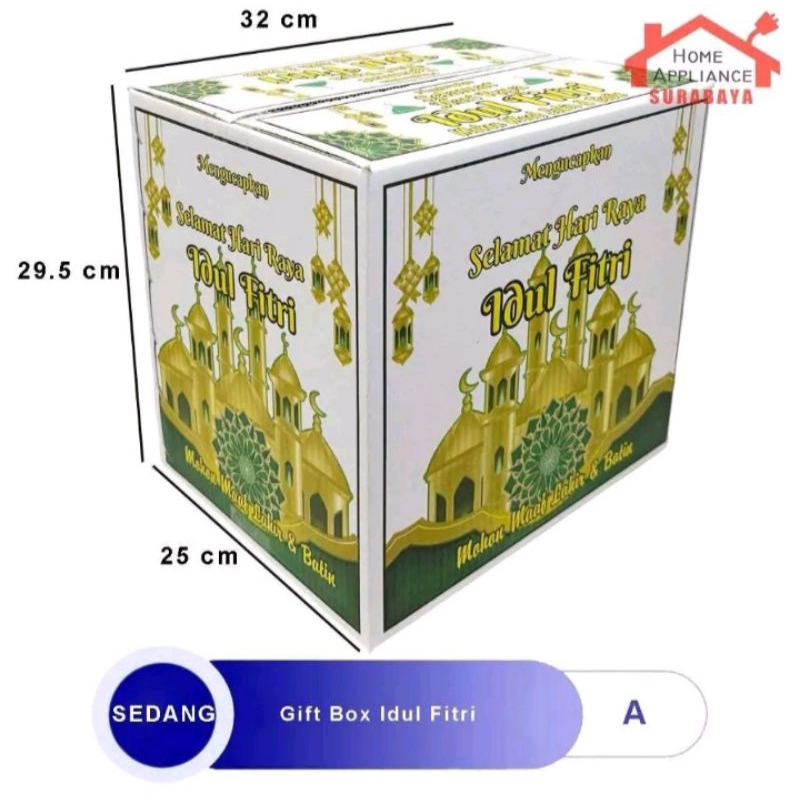 

Kardus Dus - Box Sembako Parcel Lebaran Idul Fitri