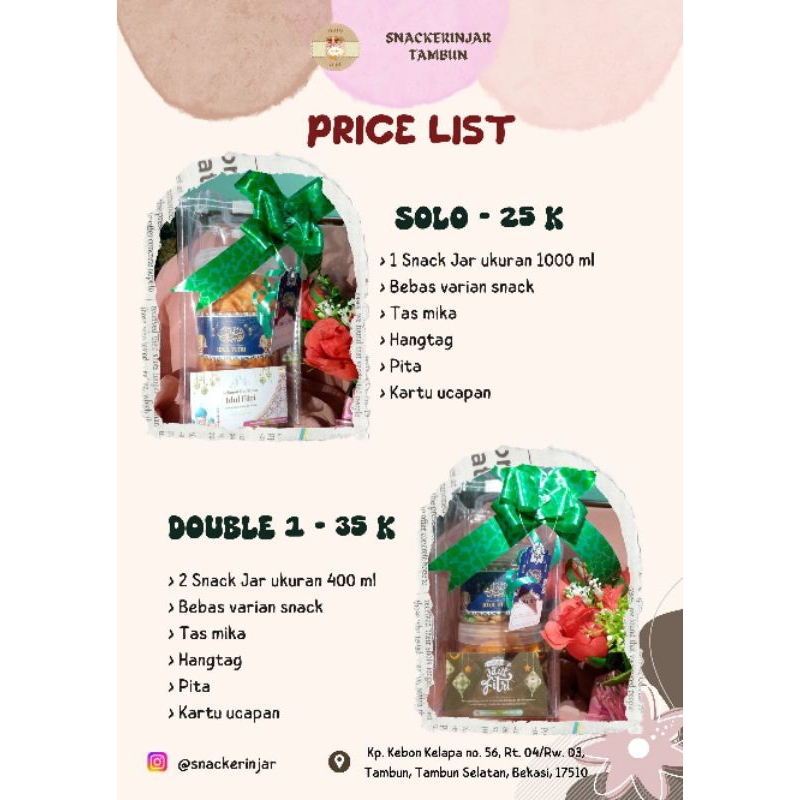 

PAKET HAMPERS SNACKER IN JAR LEBARAN