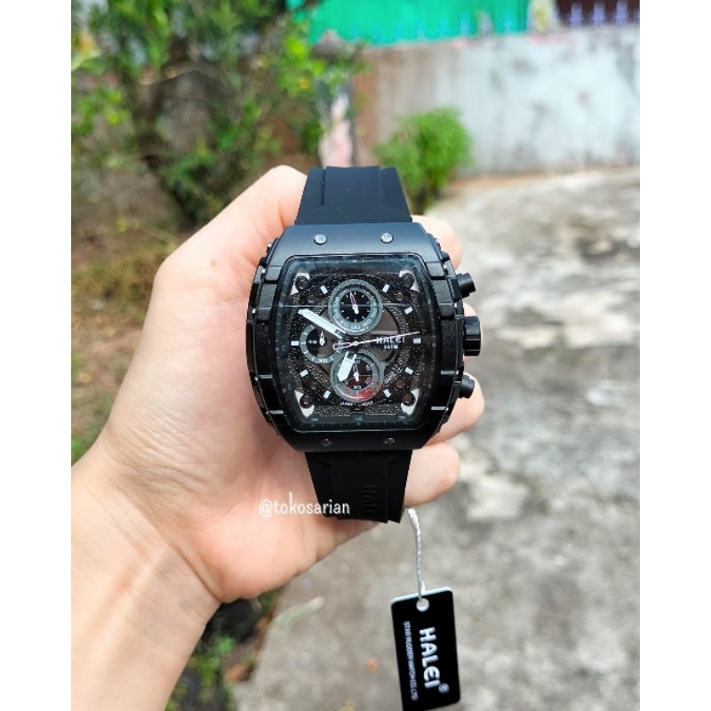 Jam Tangan Halei 9010M Original Bergaransi Jam Tangan Sport Untuk Pria