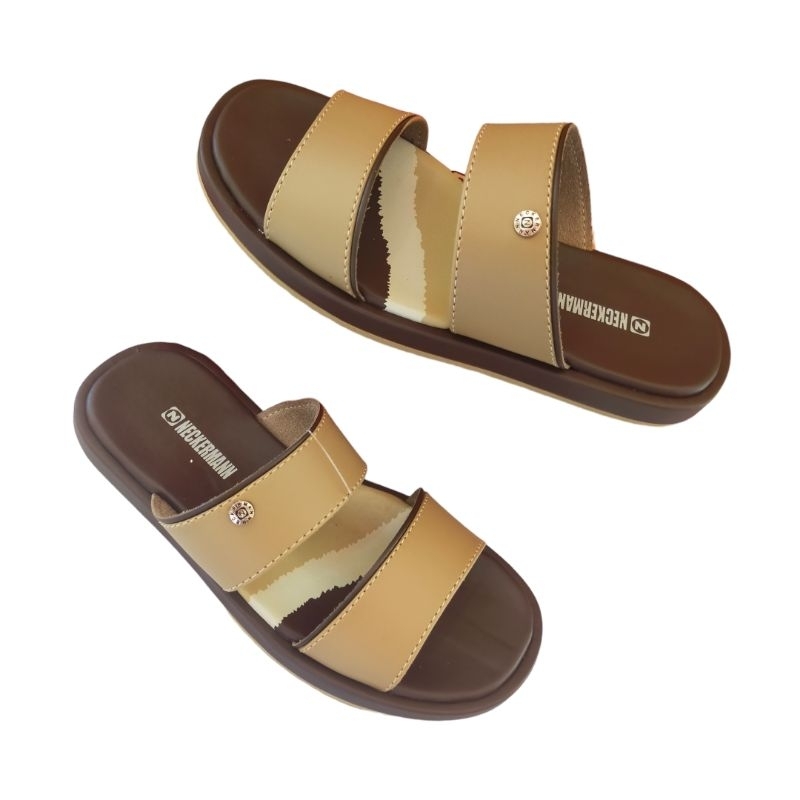 sendal slop pria original Neckermann chico-302 ivory