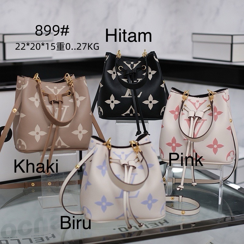 (NEW PRODUK/TERBARU) 899-Tas Bucket Wanita Free Box/Tas Branded Wanita Import