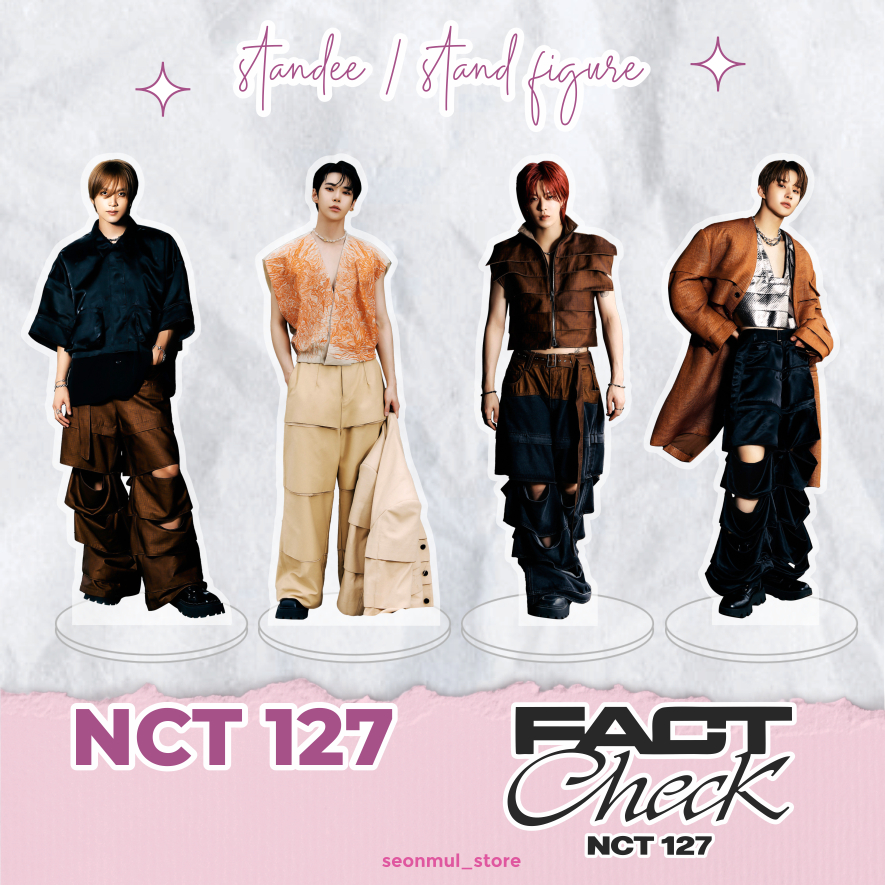 STANDEE NCT 127 FACT CHECK / STAND FIGURE AKRILIK NCT127 FACT CHECK ALBUM