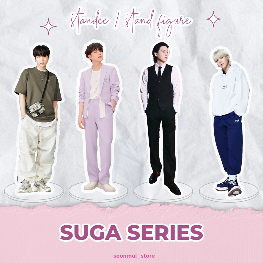 STANDEE SUGA BTS / STAND FIGURE AKRILIK BTS SUGA  / STANDEE PUMA / AGUSTD AGUST D DDAY D-DAY D DAY