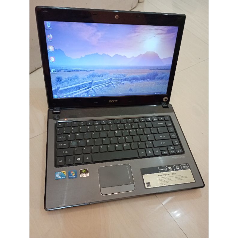 Laptop Acer Aspire 4741G dual vga ram 4 gb siap daring