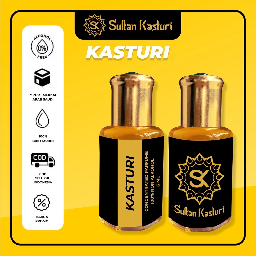 Parfum Sholat Kasturi Minyak Wangi Kasturi Original Sultan Kasturi