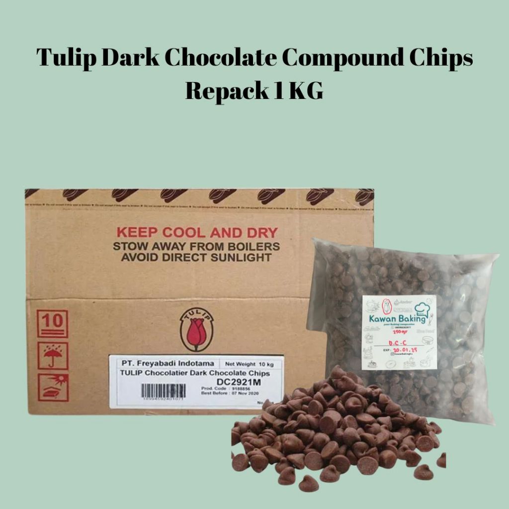 

COLATTA CHOCO CHIPS 1KG COKLAT CHIP COLLATA MUDAH MELELEH