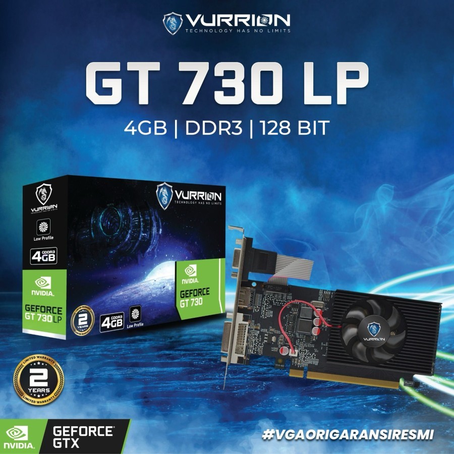 VGA VURRION GT 730 4GB DDR3 128Bit GAMING VGA ORI