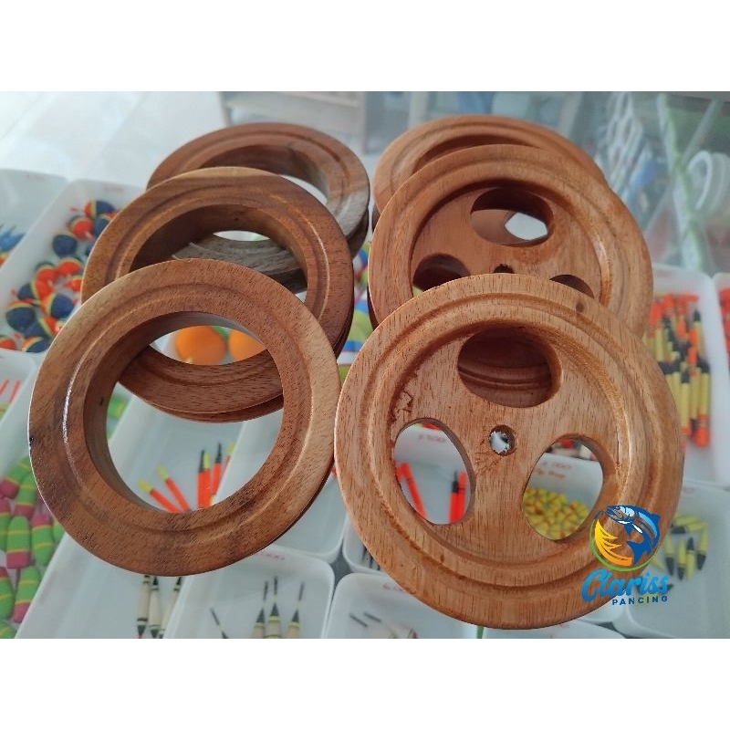 ROL KLETEK KAYU PENGGULUNG SENAR PANCING