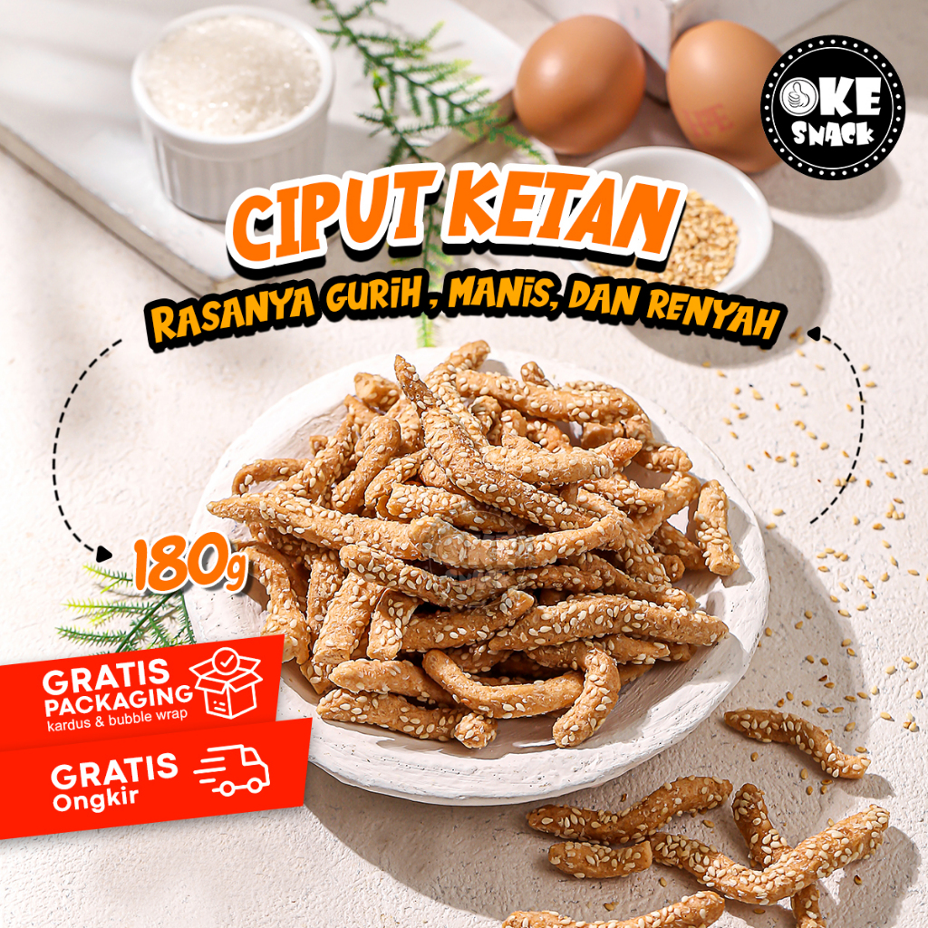 

Ciput Ketan Gurih, Manis, dan Renyah - 180gr