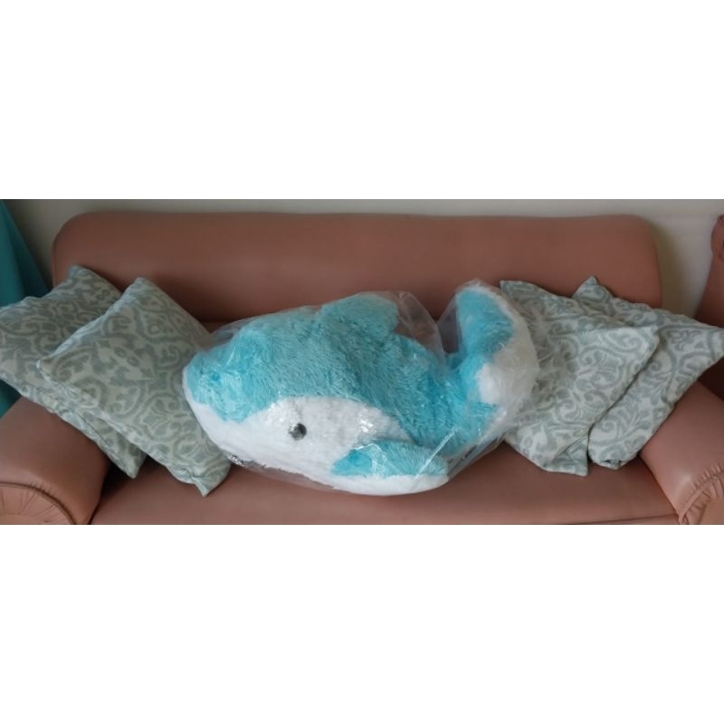 boneka Whale Paus Biru Muda