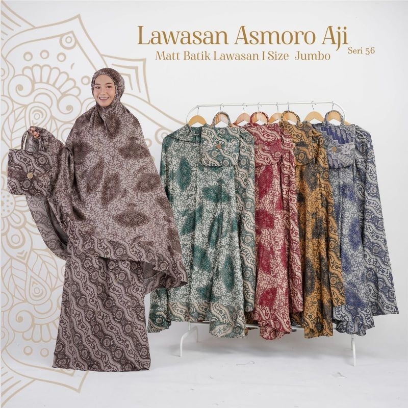 CAMELLIABOUTIQUE99 – mukena premium HAURA mukena lawasan motif batik jumbo