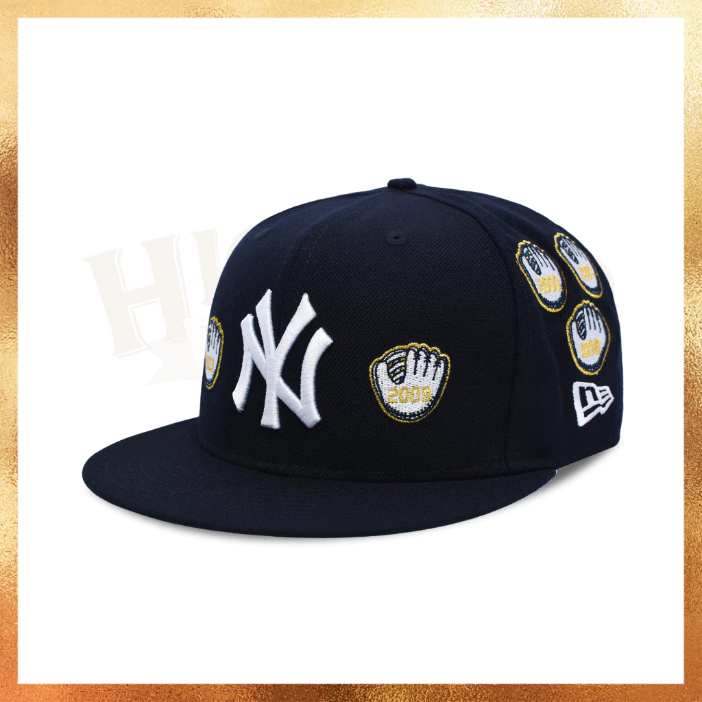 READY STOCK Topi New Era NY New York Yankees x Spike Lee Collab Championship Navy 59FIFTY Fitted Hat 100% Original