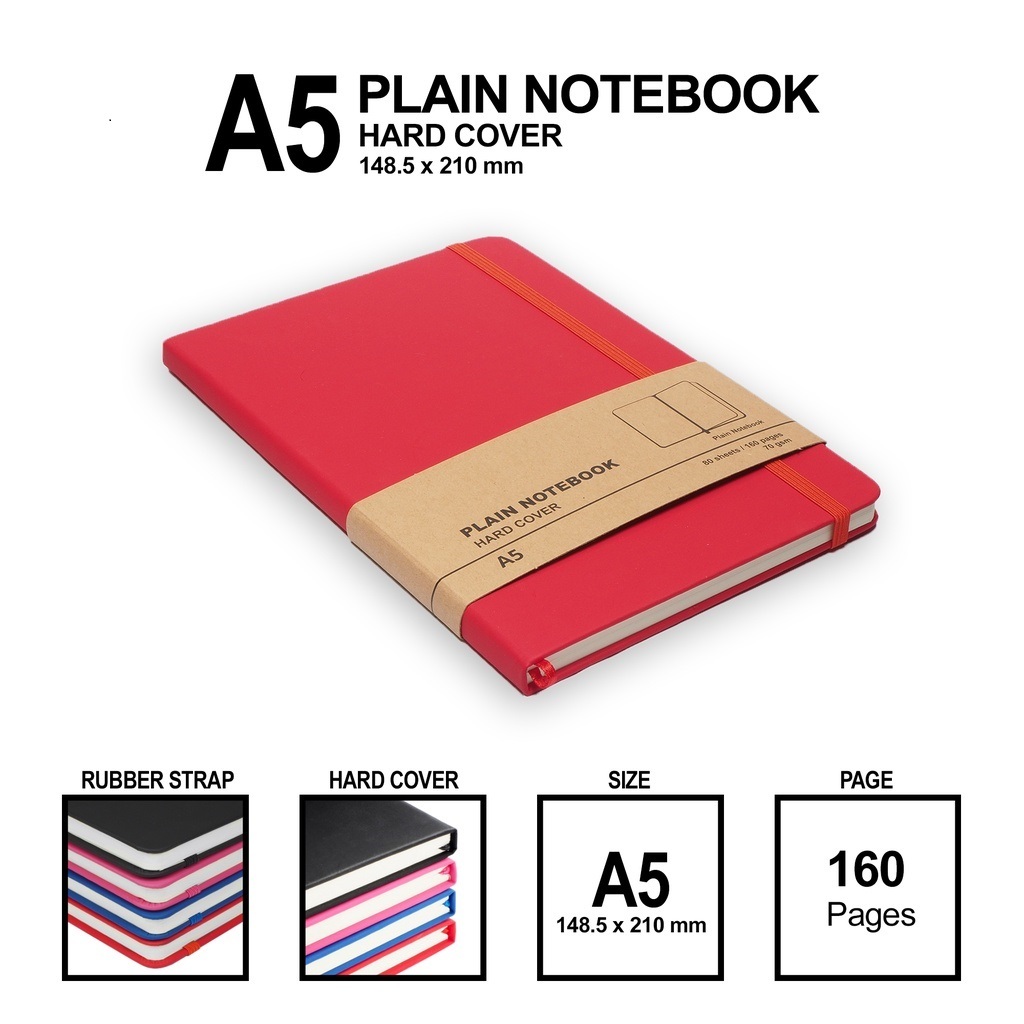 

MilL Notebook Polos Jurnal Catatan Gambar Sketsa Hardcover A5