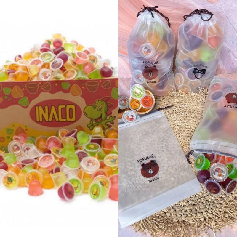 

Free pouch inaco jelly 1kg ~ inaco jelly isi 65 pcs