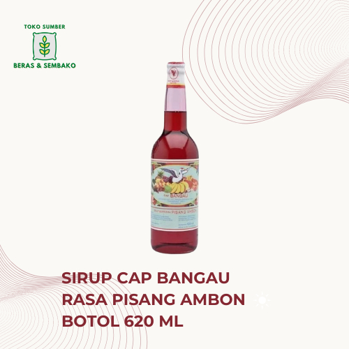 

Sirup CAP BANGAU Rasa Pisang Ambon Botol 620 ML