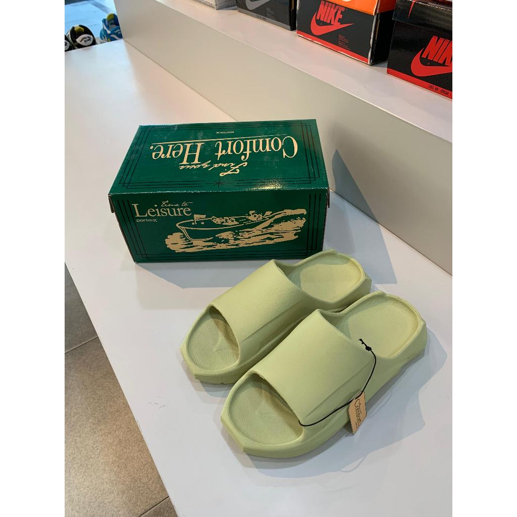 Porto X Sandals Sendal Alas Kaki - Ludwig Pistachio Slides