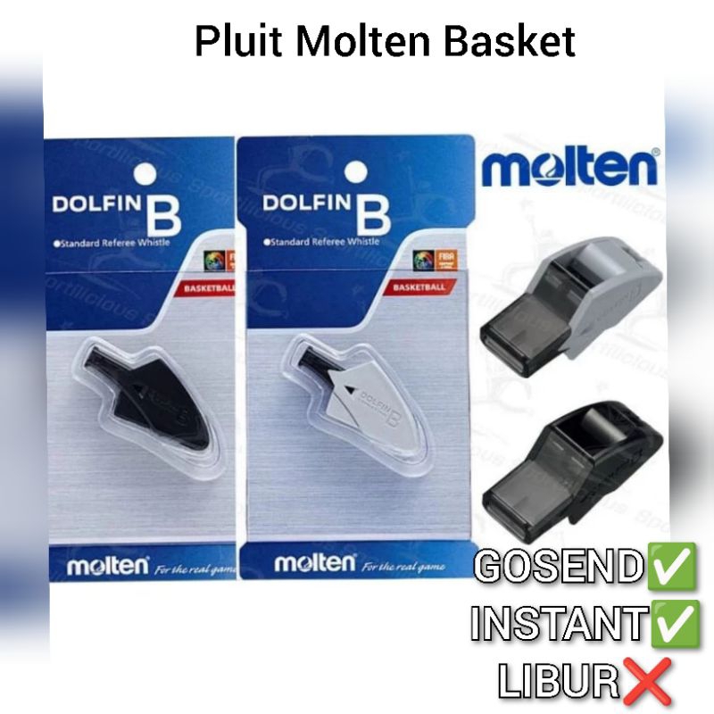 Pluit Molten dolfin B Original peluit wasit basketball periwitan