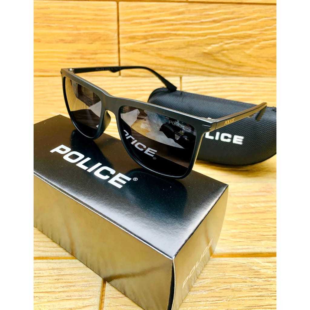 NEW KACAMATA HITAM PRIA police 606 police+UV400 ANTIRADIASI AUTHENTIC SERIES FULLSET