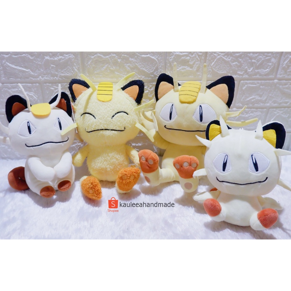 boneka pokemon evolution meowth persian