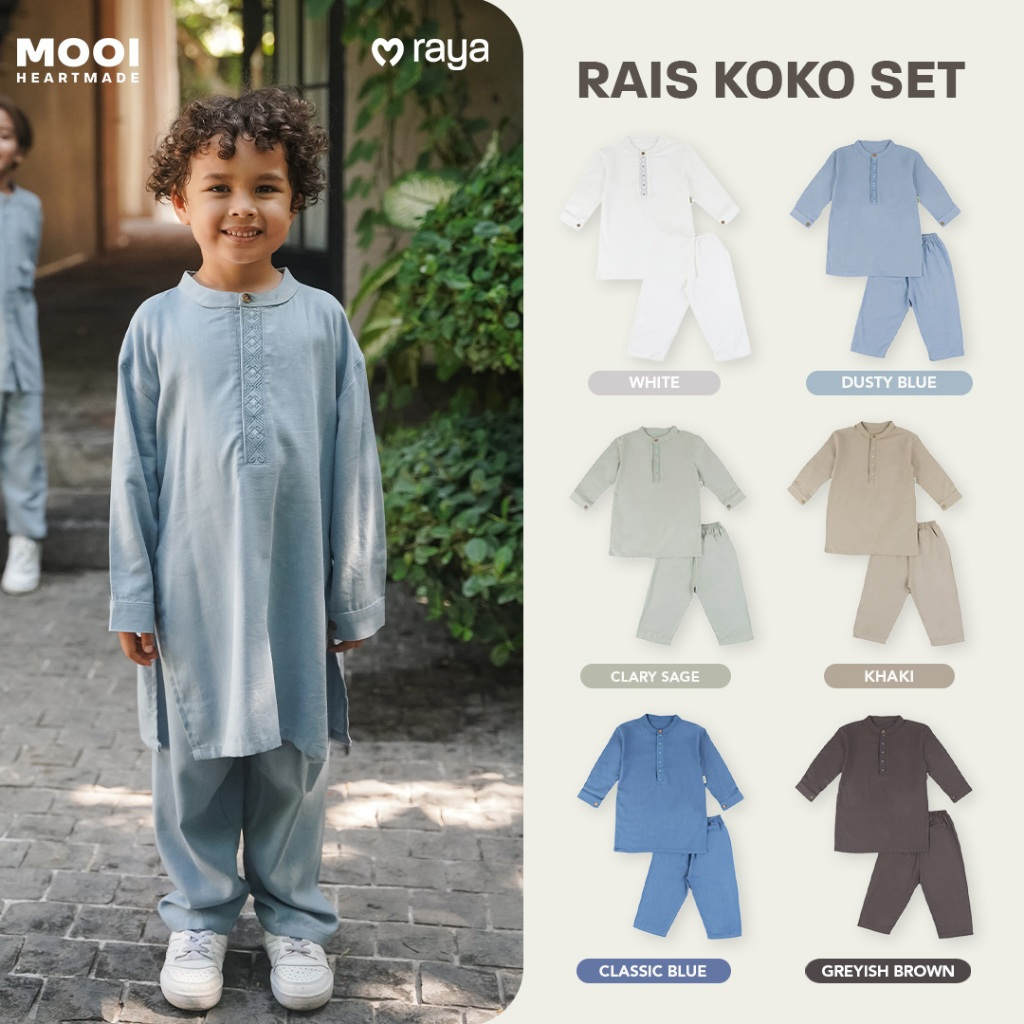Mooi Rais Koko Set -Setelan Koko Anak- Mooi koko set