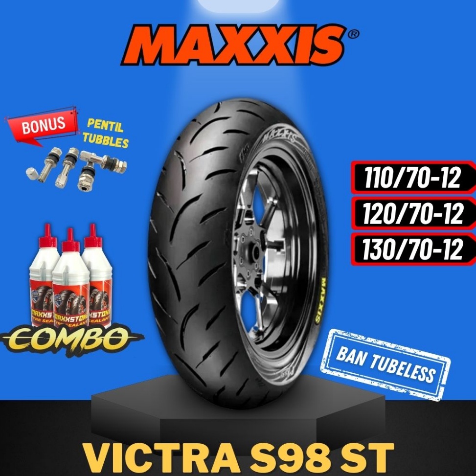 Paling Sesuai READY COD MAXXIS VICTRA RING 12  BAN MAXXIS VESPA SCOOPY  BAN SCOOPY FREEGO  BAN TUBEL