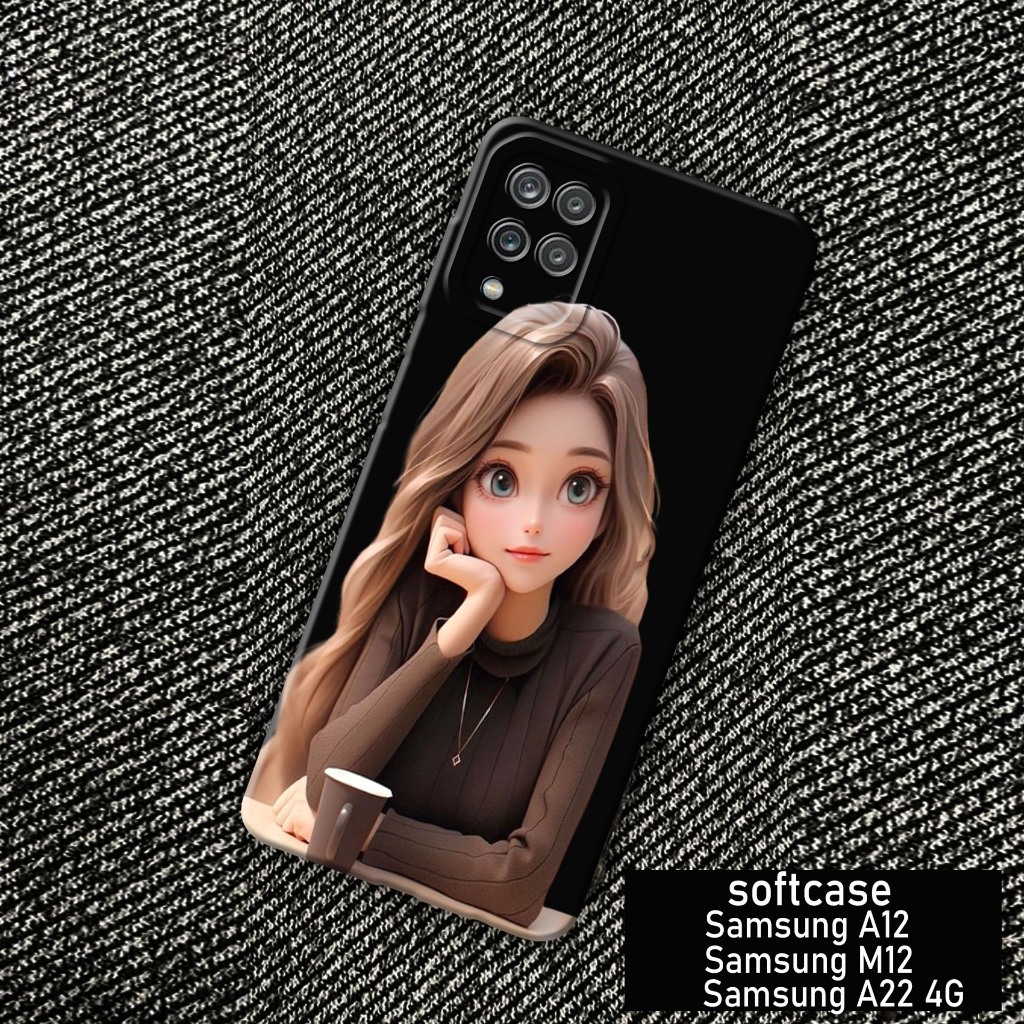 Case HP Samsung A12 - Casing Samsung M12 - Samsung A22 4G - Casing Hp - Softcase Hp - Softcase - Cas