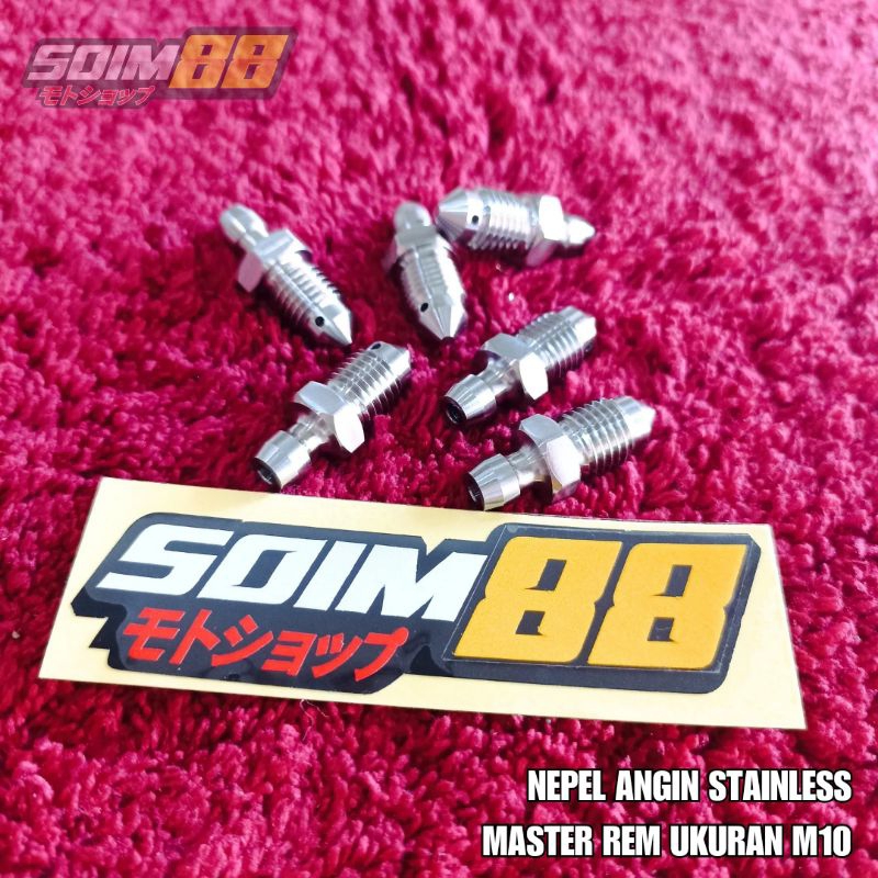 Nepel Angin Master Rem Stainless Thailand Ukuran m10 drat 14