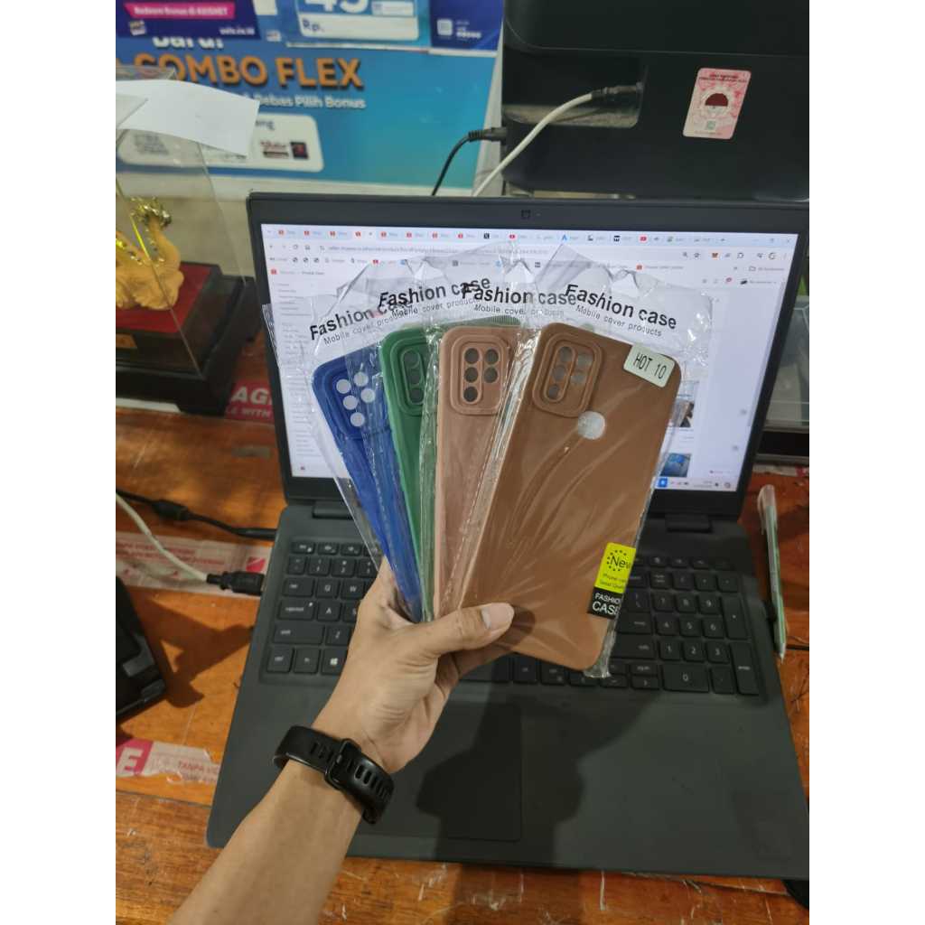 INFINIX HOT 10 SoftCase ProCamera Silicone Matte