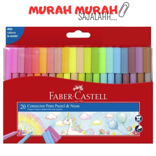 

Faber - Castell Connector Pen 20 Pastel Neon Color