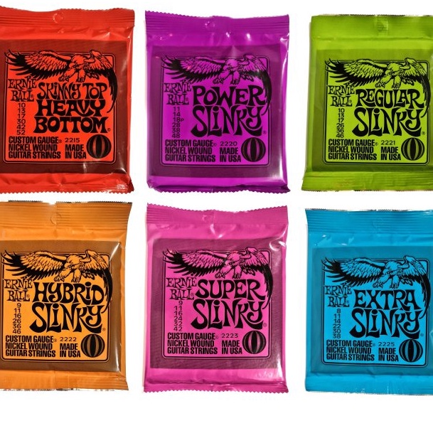 Dijamin Ori Senar String Gitar Listrik Elektrik Ernie Ball