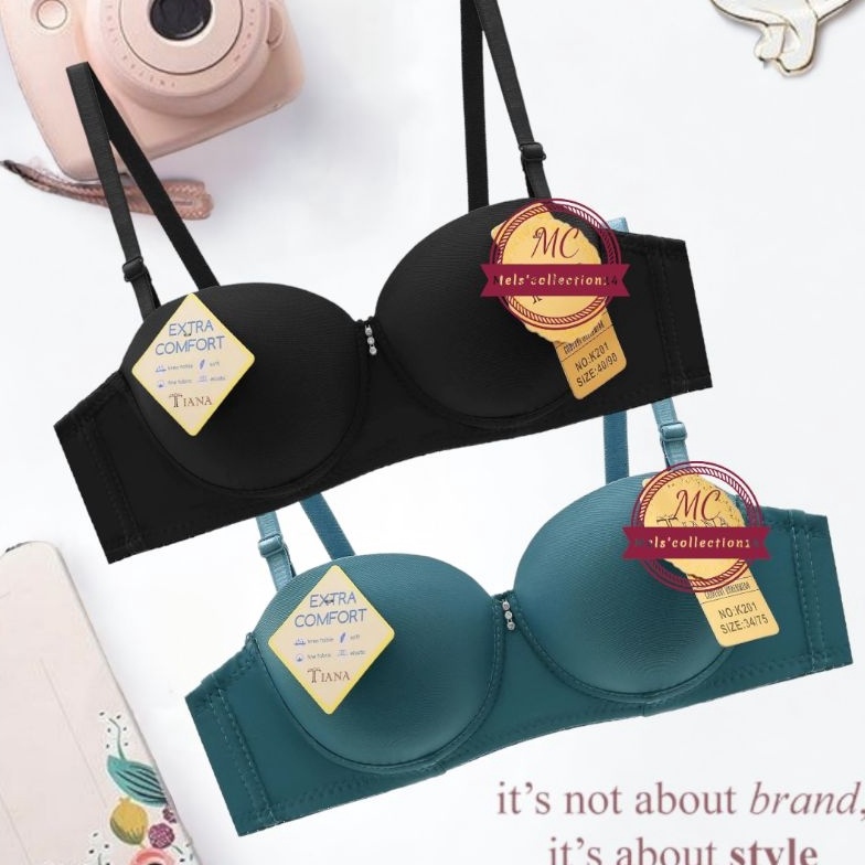 ART A73R Bh ada kawat cup setengah push up bra cup 12 daily bra busa tebal sedang size 344 Cup A