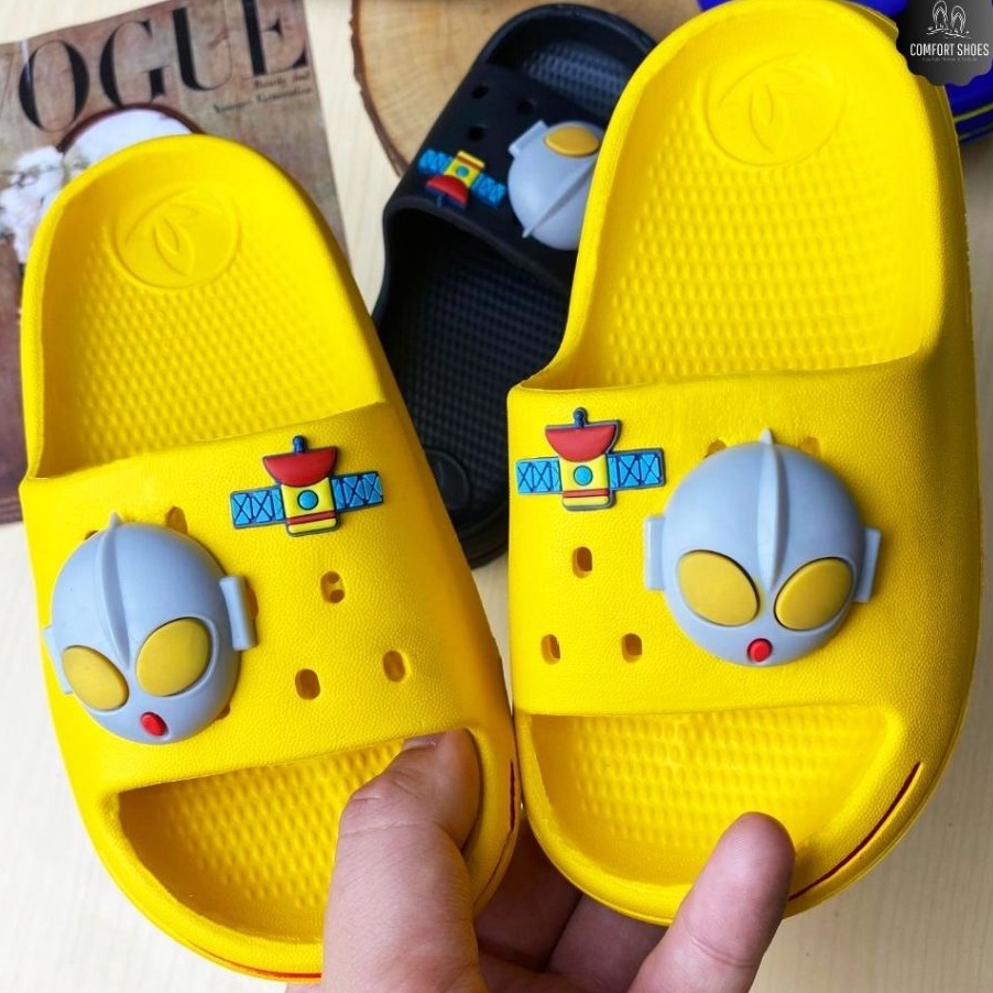 Ready Stok COLLIN sendal anak karet sandal anak cowo B6122C Usia 35 th  1th