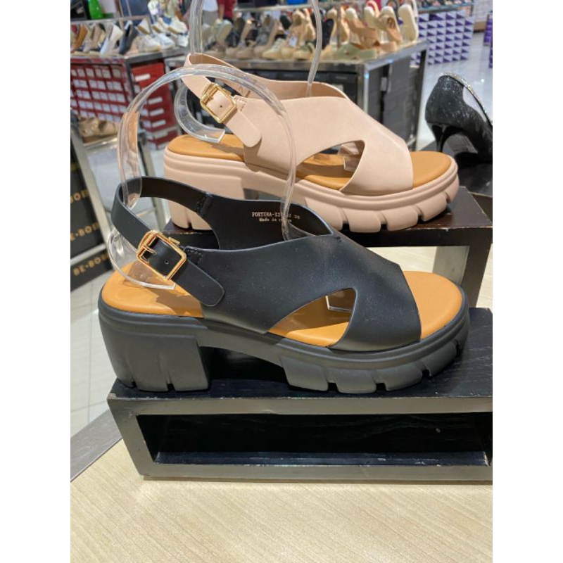 BE BOB ‼️ sepatu sandal wanita wedges 7cm ringan