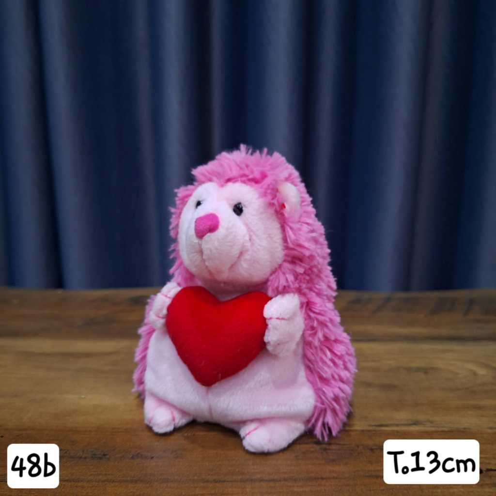 Boneka Landak Urchin Pink Kecil Original Ty Cantik Lucu