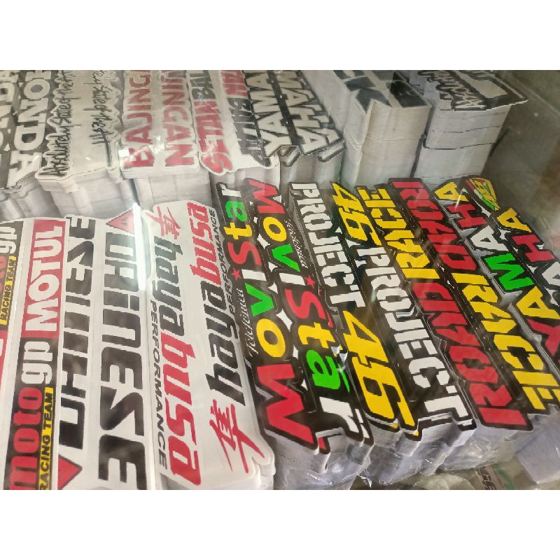

MilL Stiker Motor Panjang Anti Air Isi 100 Pcs