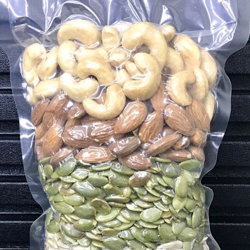 

Roasted Mix Nut & Seed 3in1 - 1kg (Panggang ) isi 3macam Almond Mede Pumpkin Panggang 1kg