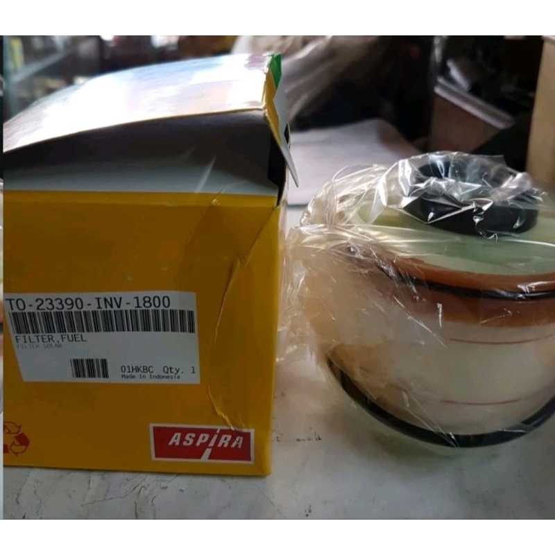 FUEL FILTER SOLAR ASPIRA INOVA DIESEL LAMA FORTUNER DIESEL TO-23390-INV-1800 ORIGINAL