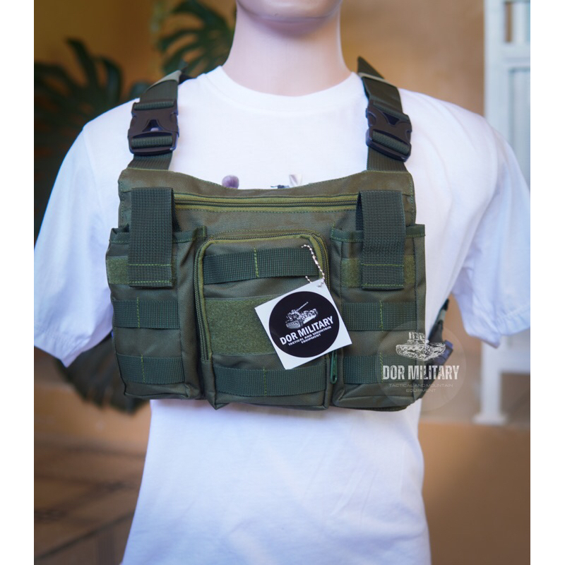 Tas Dada Pria Tactical Army