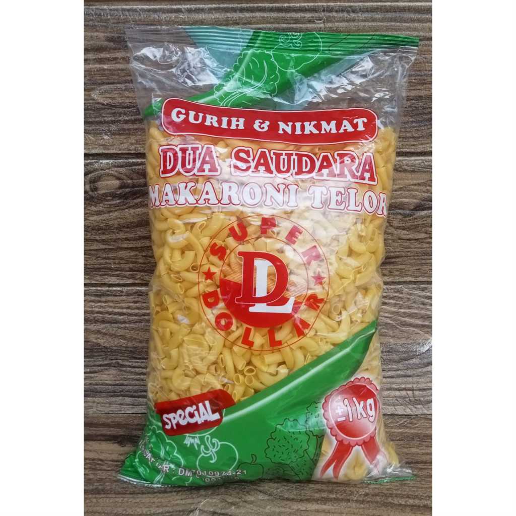 

Makaroni DUA SAUDARA mentah 1kg