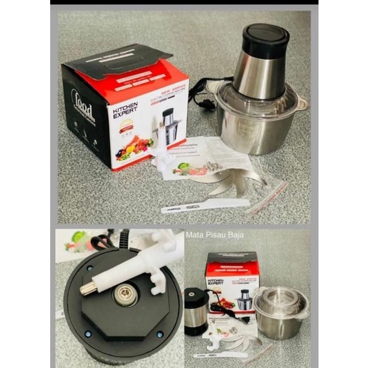laris manis BLENDER DAGING  MEET GRINDER STAINLESS 2 LITER
